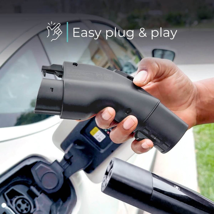 Lectron Tesla to J1772 EV Adapter | 48A | Tesla Destination Charger Access