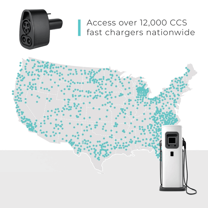 Lectron CCS to Tesla (NACS) Adapter | 500A Fast EV Charging for Tesla Models S/3/X/Y