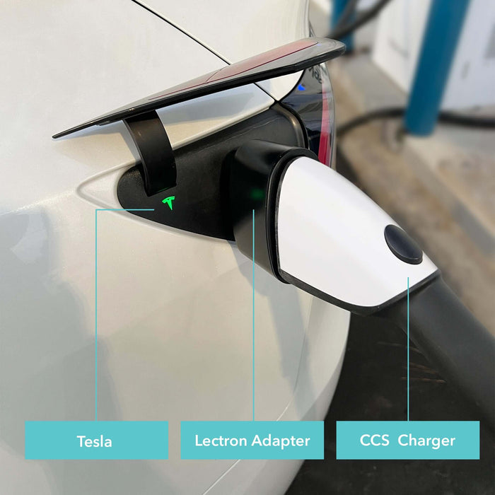 Lectron CCS to Tesla (NACS) Adapter | 500A Fast EV Charging for Tesla Models S/3/X/Y