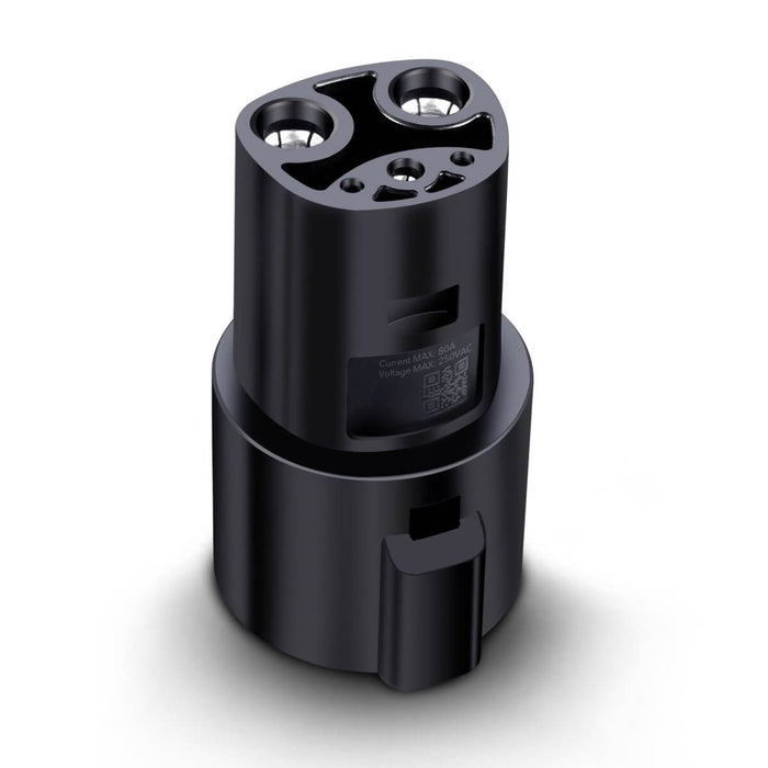 Lectron J1772 to Tesla (NACS) Adapter | 80A | Charge Your Tesla at Any Public Station