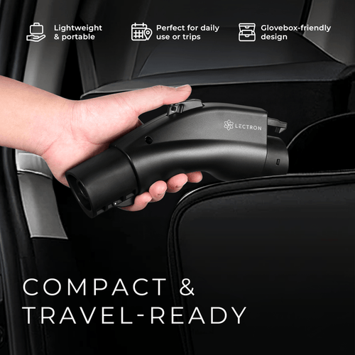 Lectron Tesla to J1772 Adapter | 80A | Charge your Non-Tesla EV at Tesla Destination Chargers