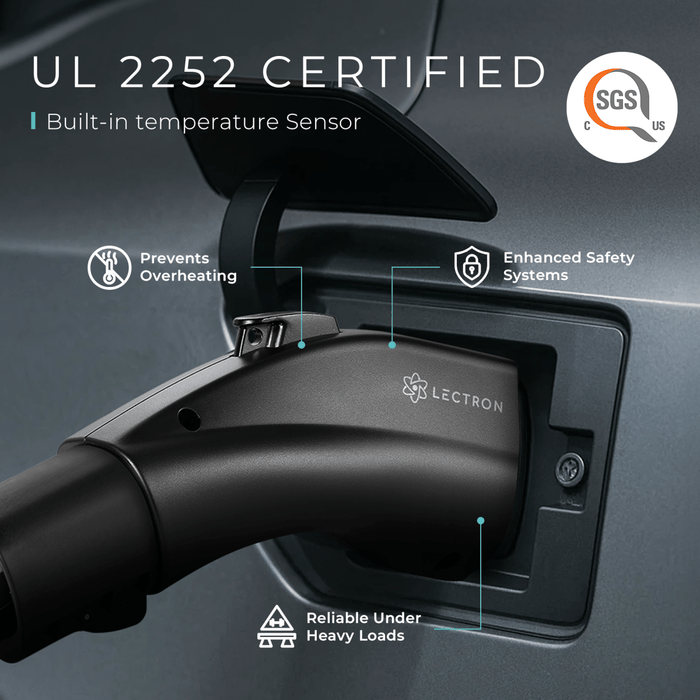 Lectron Tesla to J1772 Adapter | 80A | Charge your Non-Tesla EV at Tesla Destination Chargers